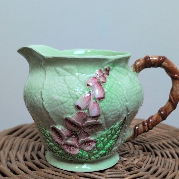 Vintage Carlton Ware Foxglove Milk Jug Creamer Pitcher MCM Made In England - Picture 11 of 11